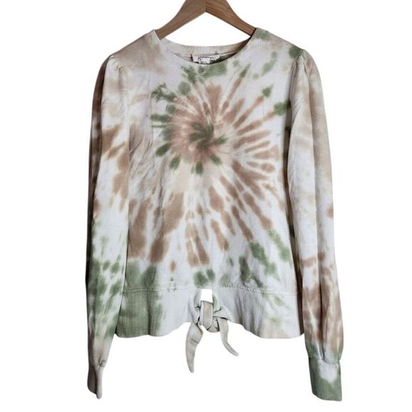 Anthropologie‎ Sweatshirt Sweater Women's Small Pullover Long Sleeve Tie Dye - Picture 1 of 5